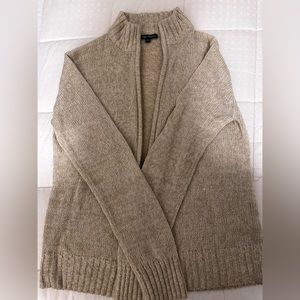 Knitted zip up sweater